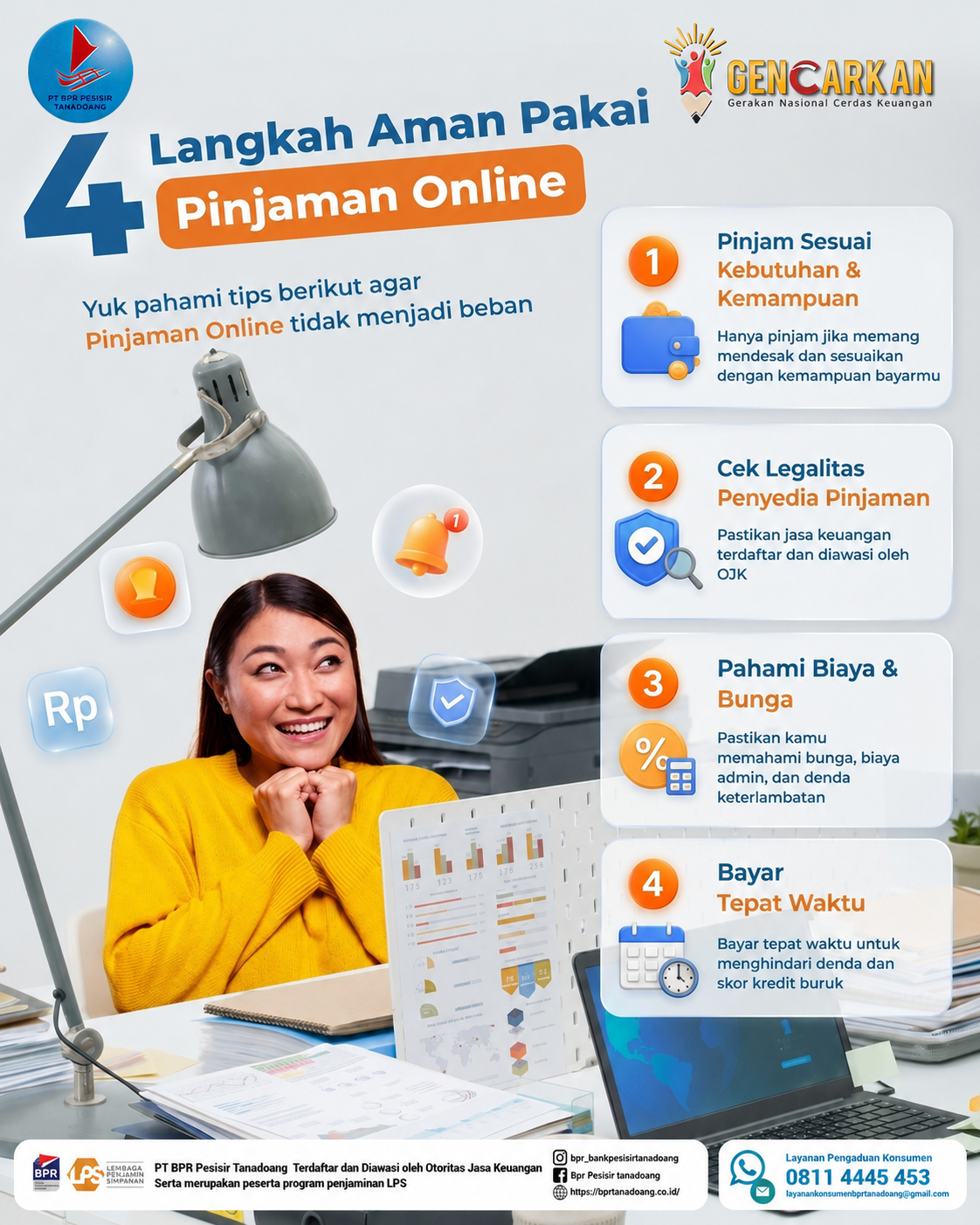 Pernah kepikiran pakai pinjaman online untuk menutupi kebutuhan mendesak? 🤔
