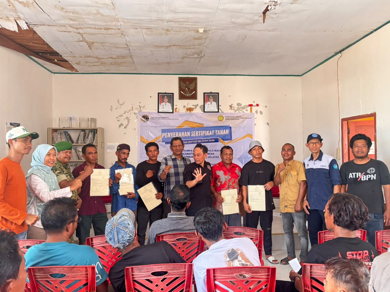 BPR Pesisir Tanadoang Dukung Penyerahan Sertipikat Tanah Lintas Sektor Nelayan Tahun 2026 di Kepulauan Selayar